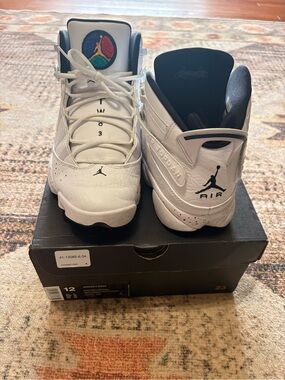 Jordan Men’s 6 Rings Mid Confetti Size 12